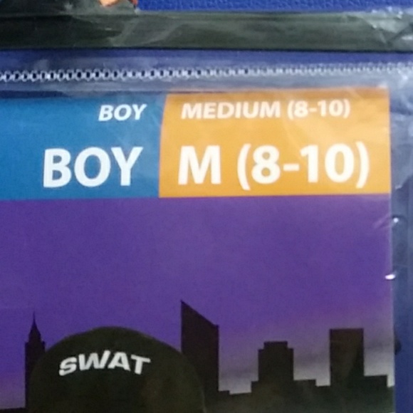 S.W.A.T. Officer Halloween costume size M (8-10) - Picture 2 of 8